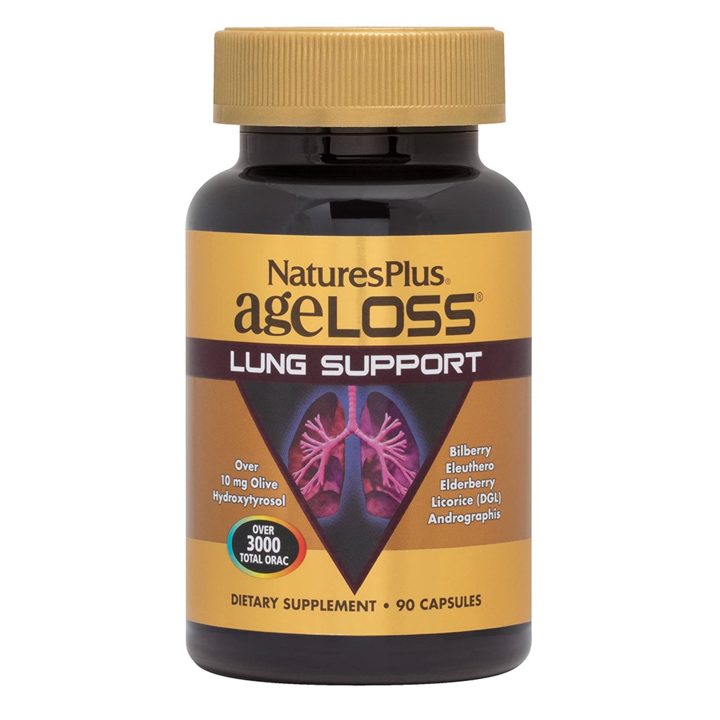 NaturesPlus AgeLoss Lung Support Capsule 90 Count