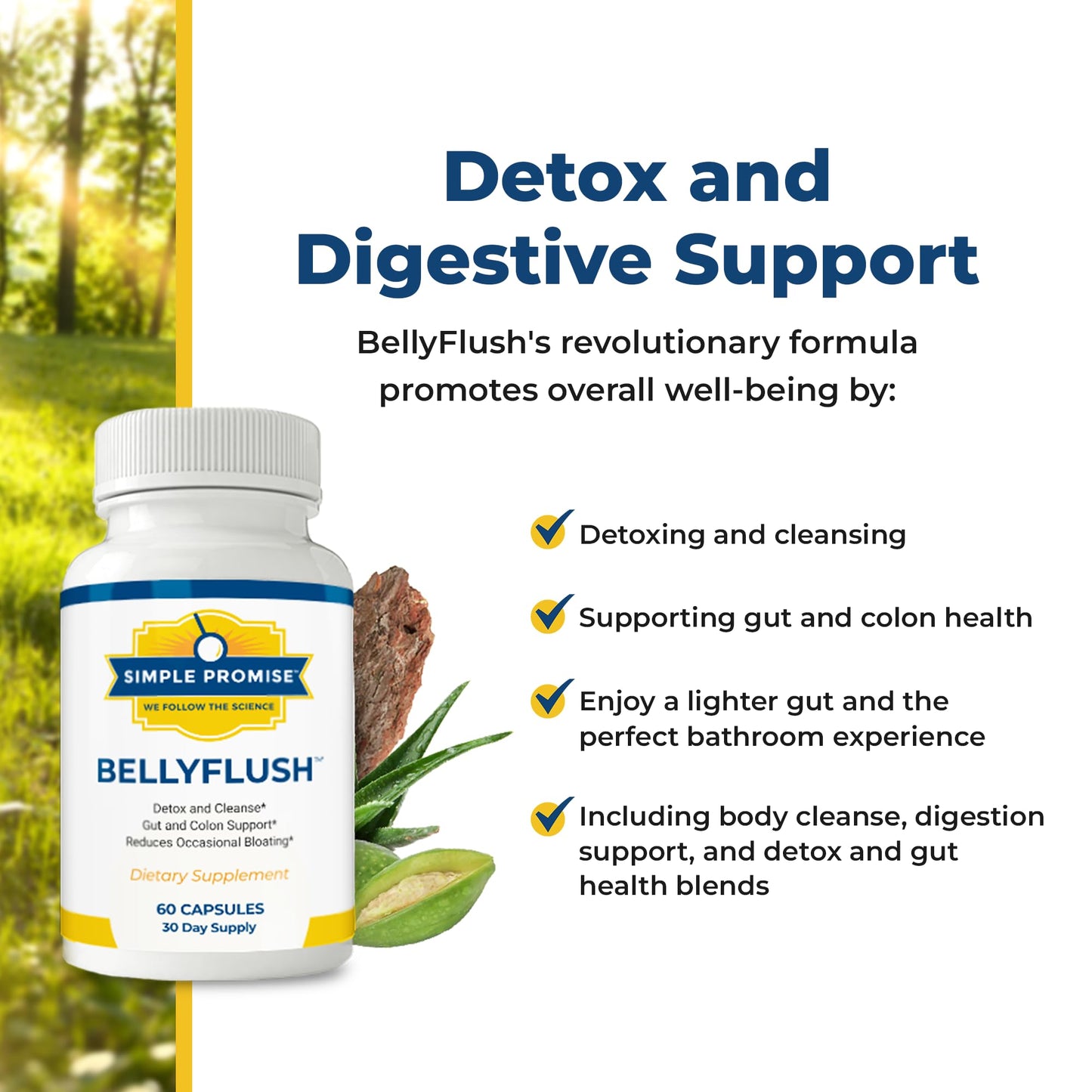 Simple Promise BellyFlush and Consti-Slim Bundle Capsules 120