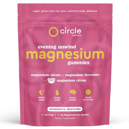 Circle Organics Evening Unwind Magnesium Gummies 1 Gummy