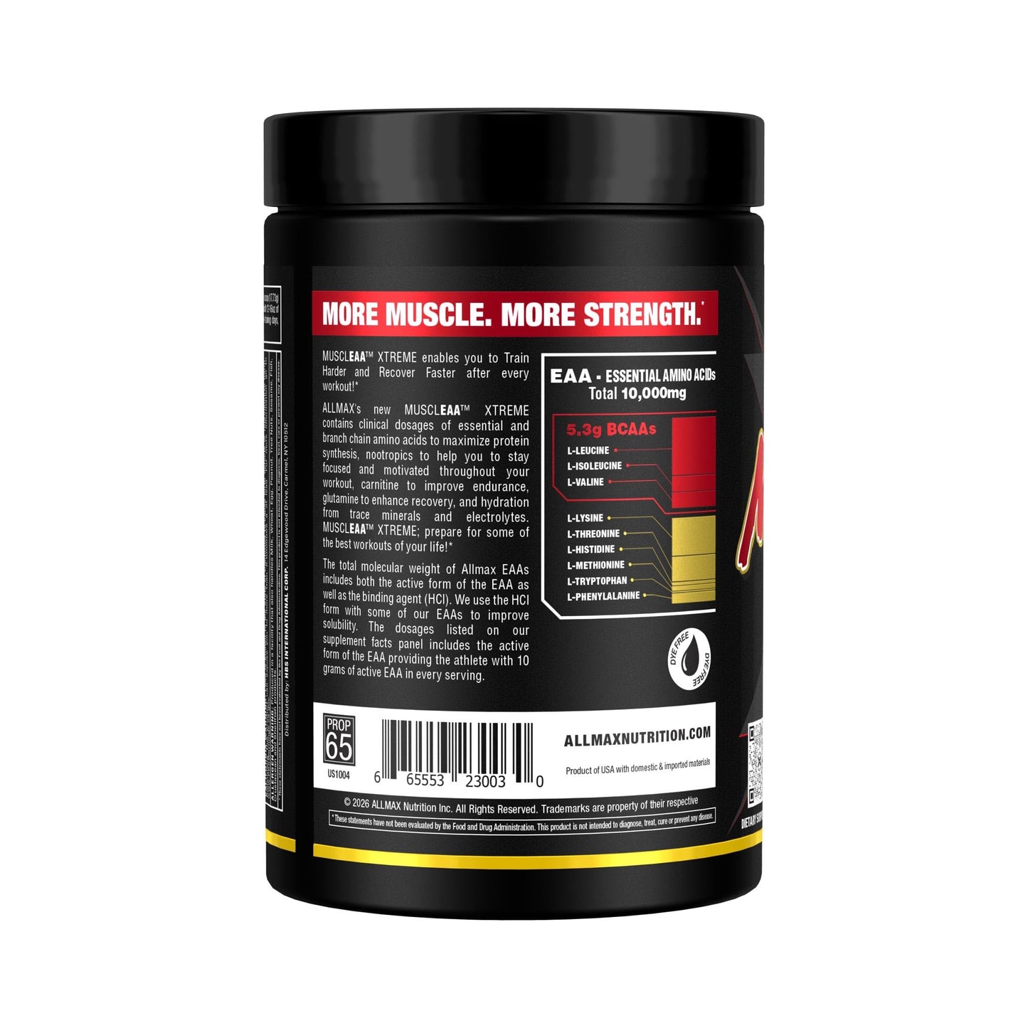ALLMAX MUSCLEAA Xtreme EAA Powder Pina Colada 30 Servings