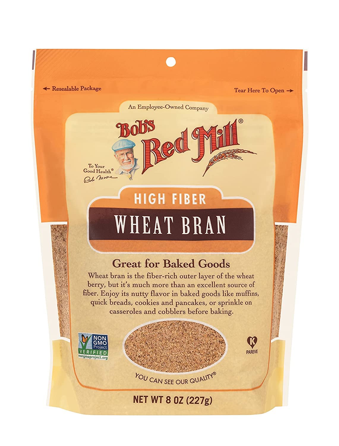 Bob's Red Mill Wheat Bran Powder, 8 Ounces