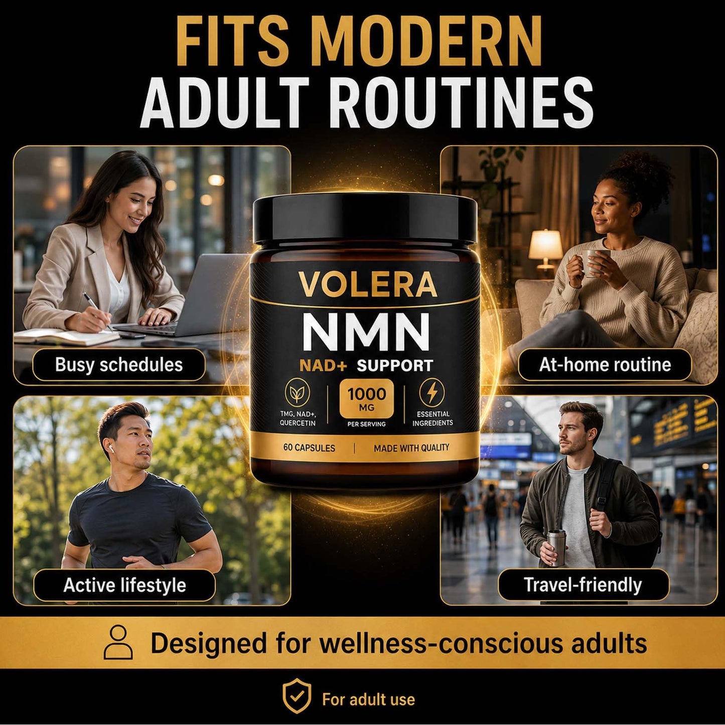 Tiktrove Volera NMN Complex Capsule, 60 Count