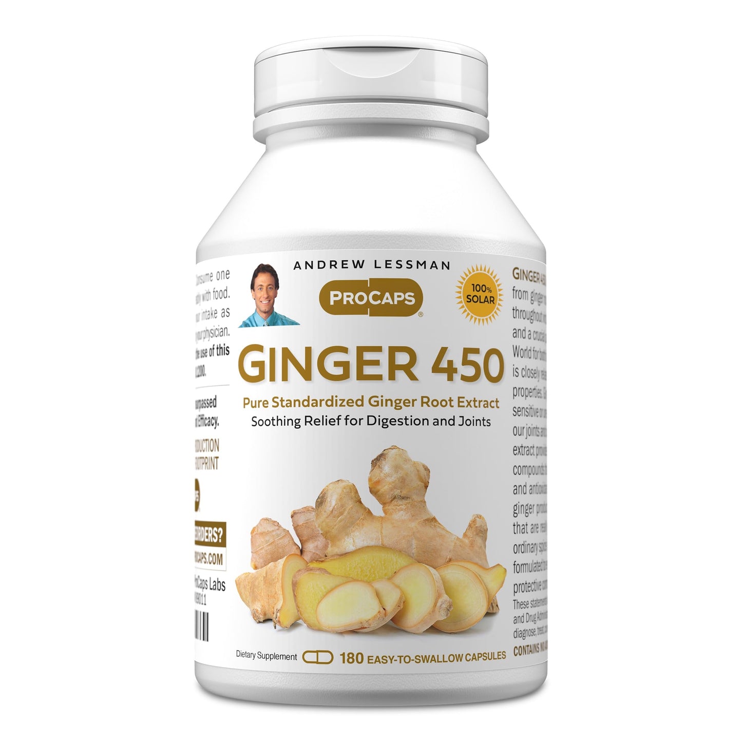 ANDREW LESSMAN Ginger Capsules 180 Capsules