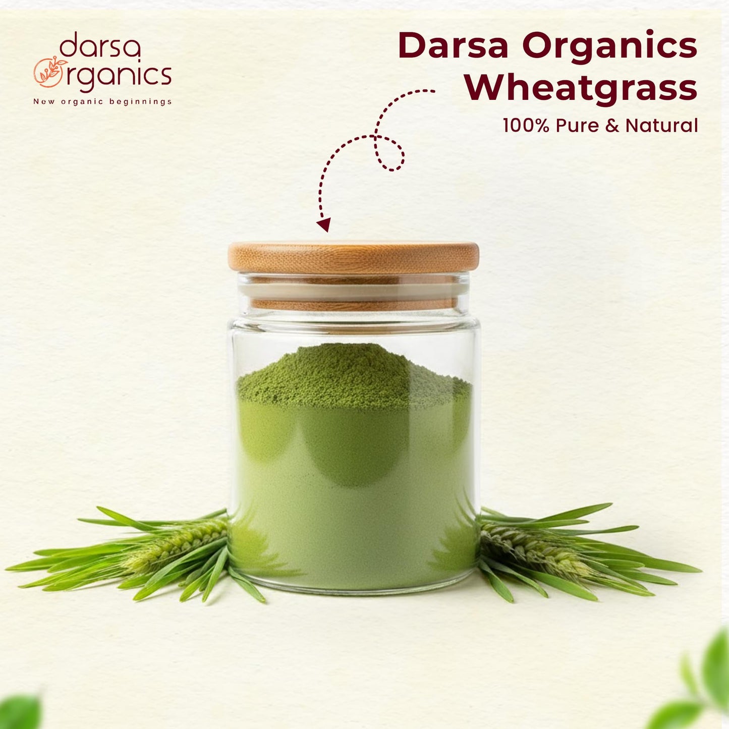 Darsa Organics Wheatgrass Powder 16