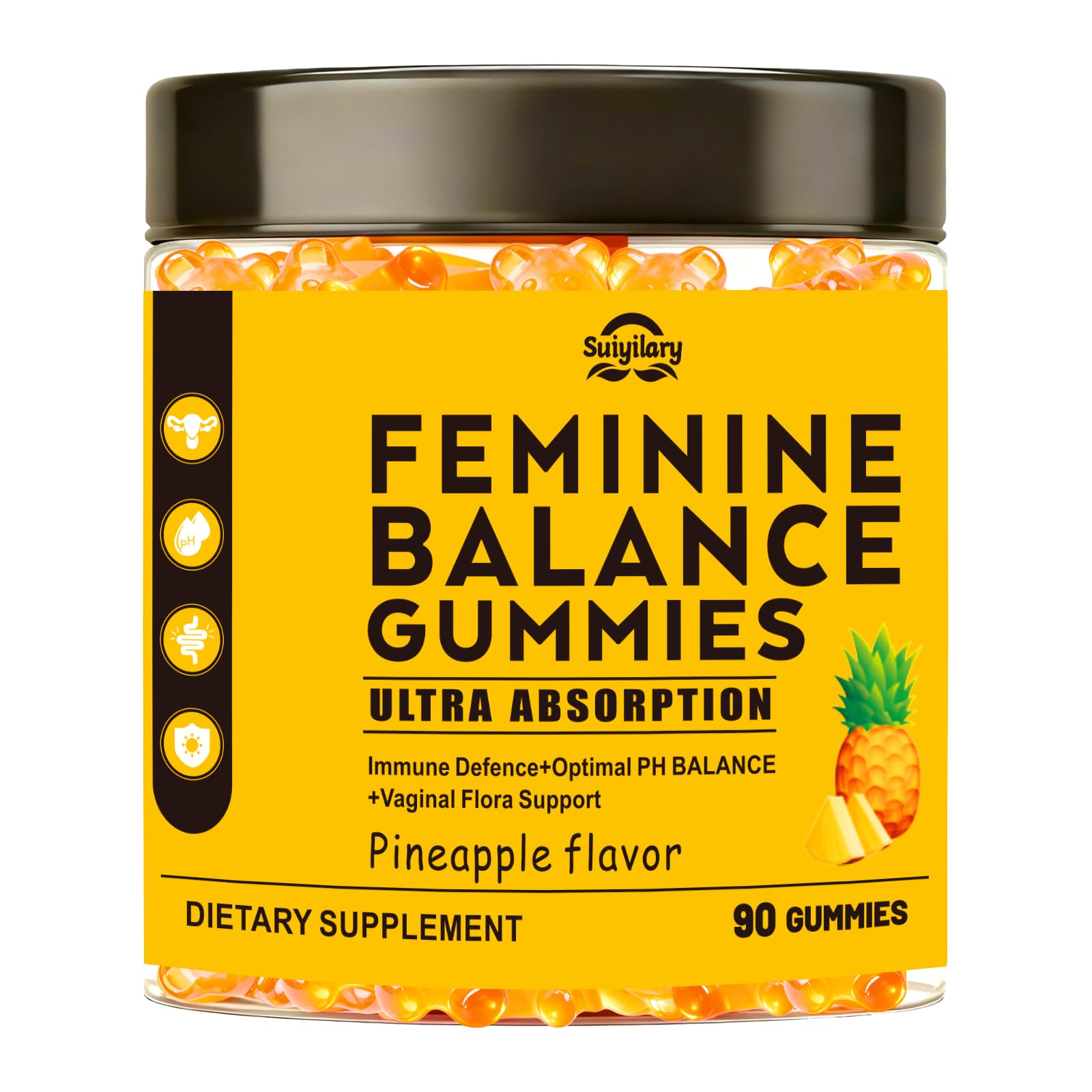Suiyilary Feminine Probiotics for Women Powder 10.58 Ounce