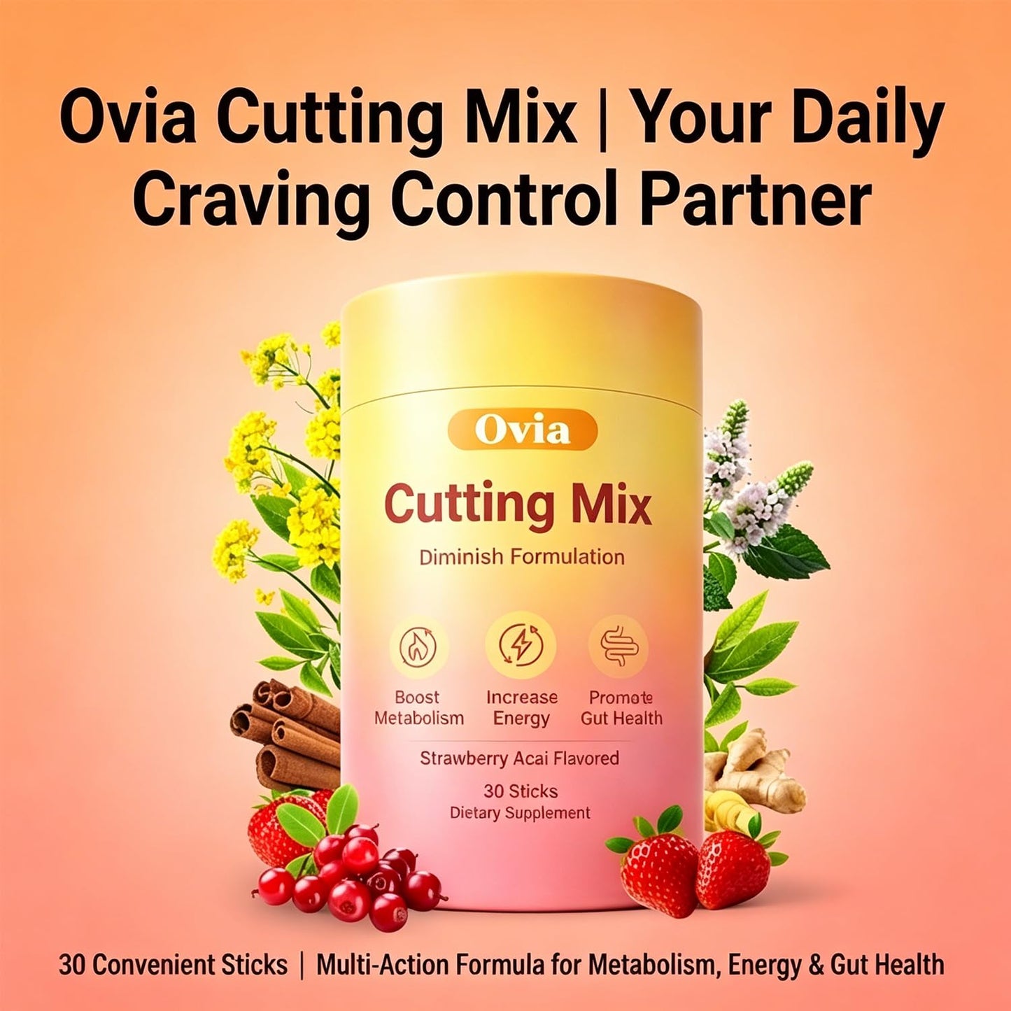 Ovia Cutting Cutting Mix Powder 5.3 Ounce