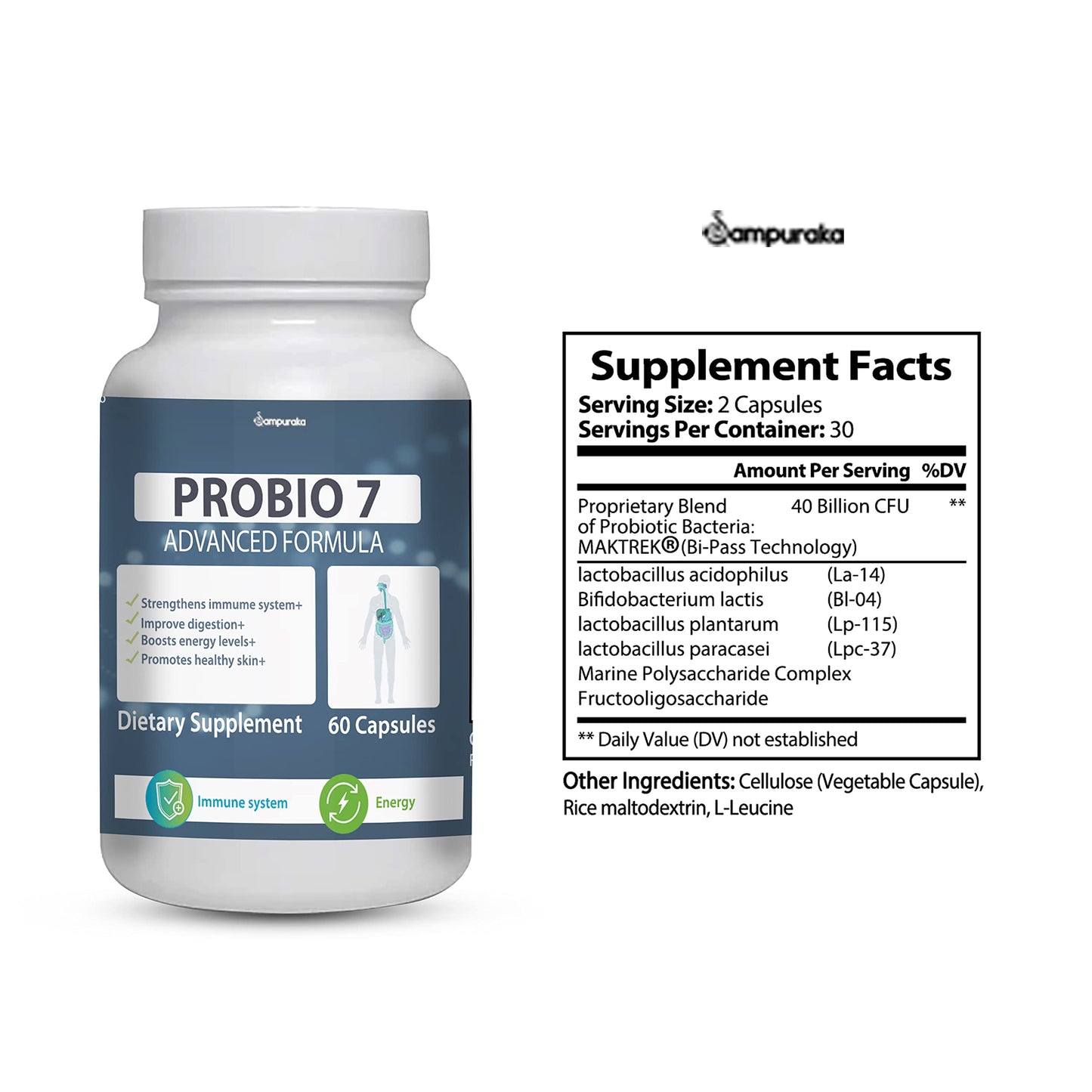 Sampuraka Probio7 Advanced Formula 60 Capsules