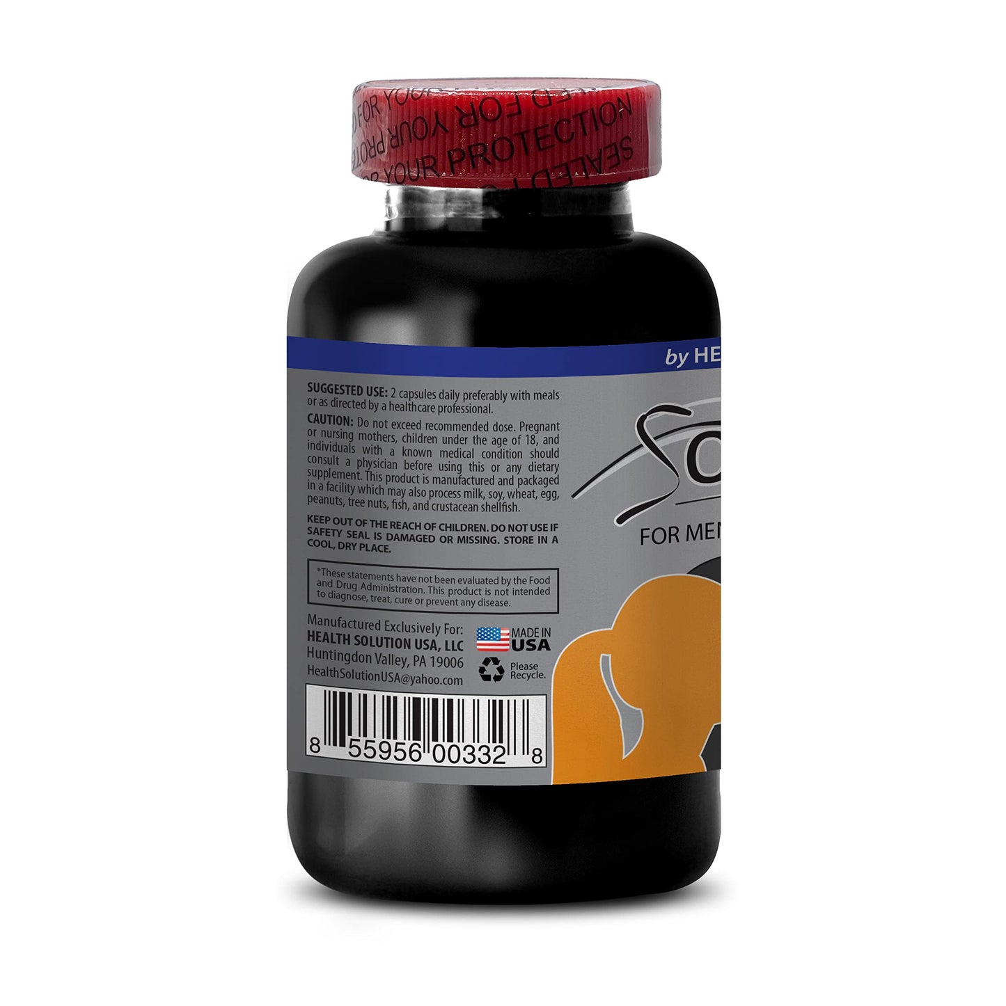 Health Solution Prime Pantothenic Acid (Vitamin B5) Supplement, 180 Capsules