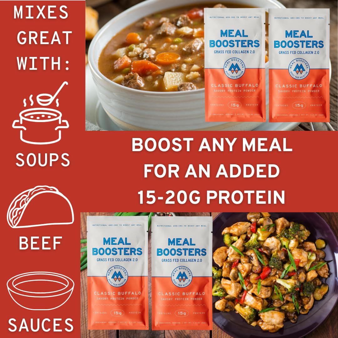 Meal Boosters Savory Buffalo Protein Powder 8.4 oz