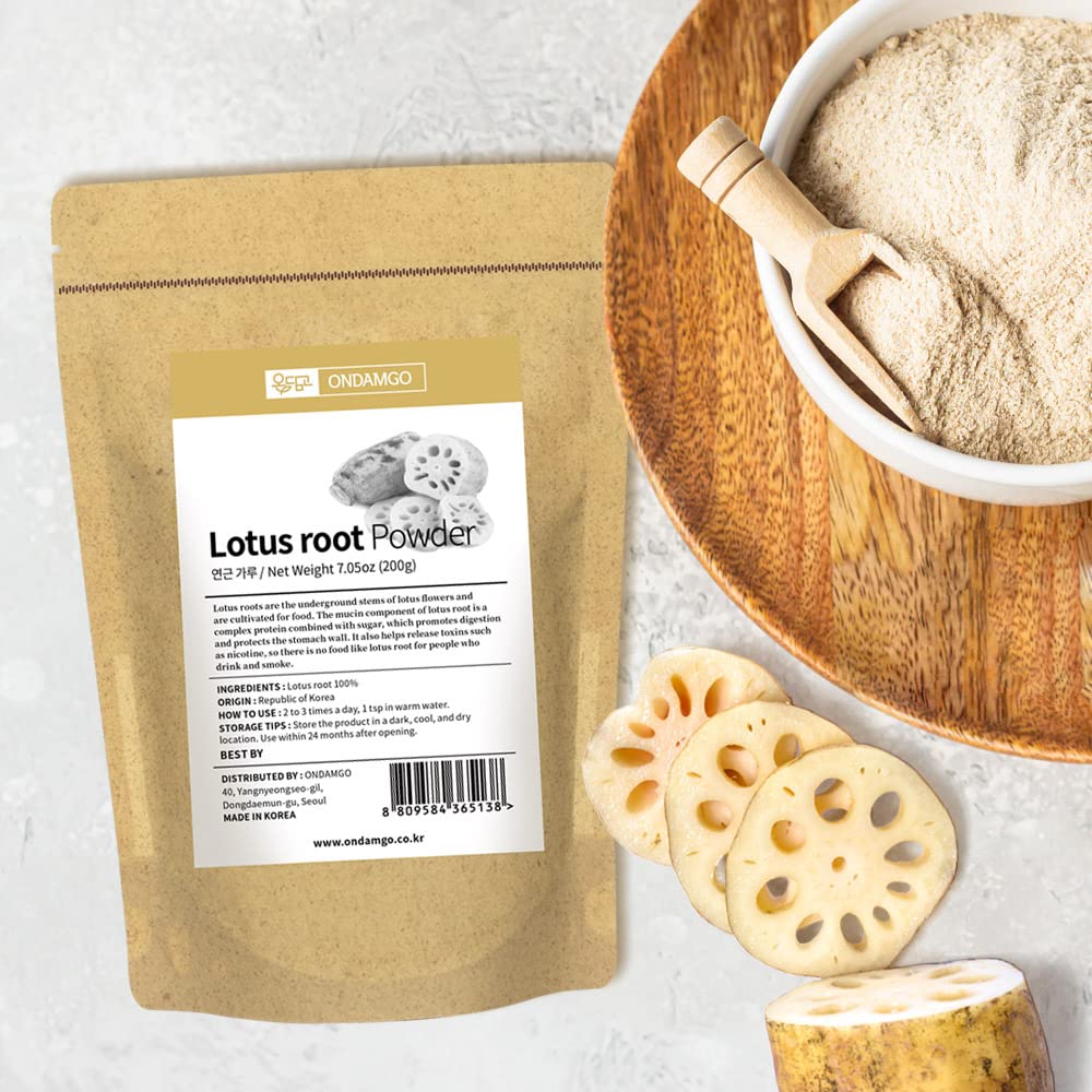 ONDAMGO Korean Natural Lotus Root Powder 7.05 oz