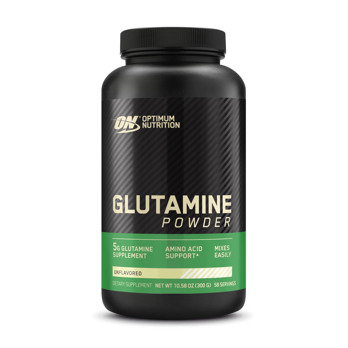 Optimum Nutrition L-Glutamine Muscle Recovery Powder, 300 g, 58 Servings