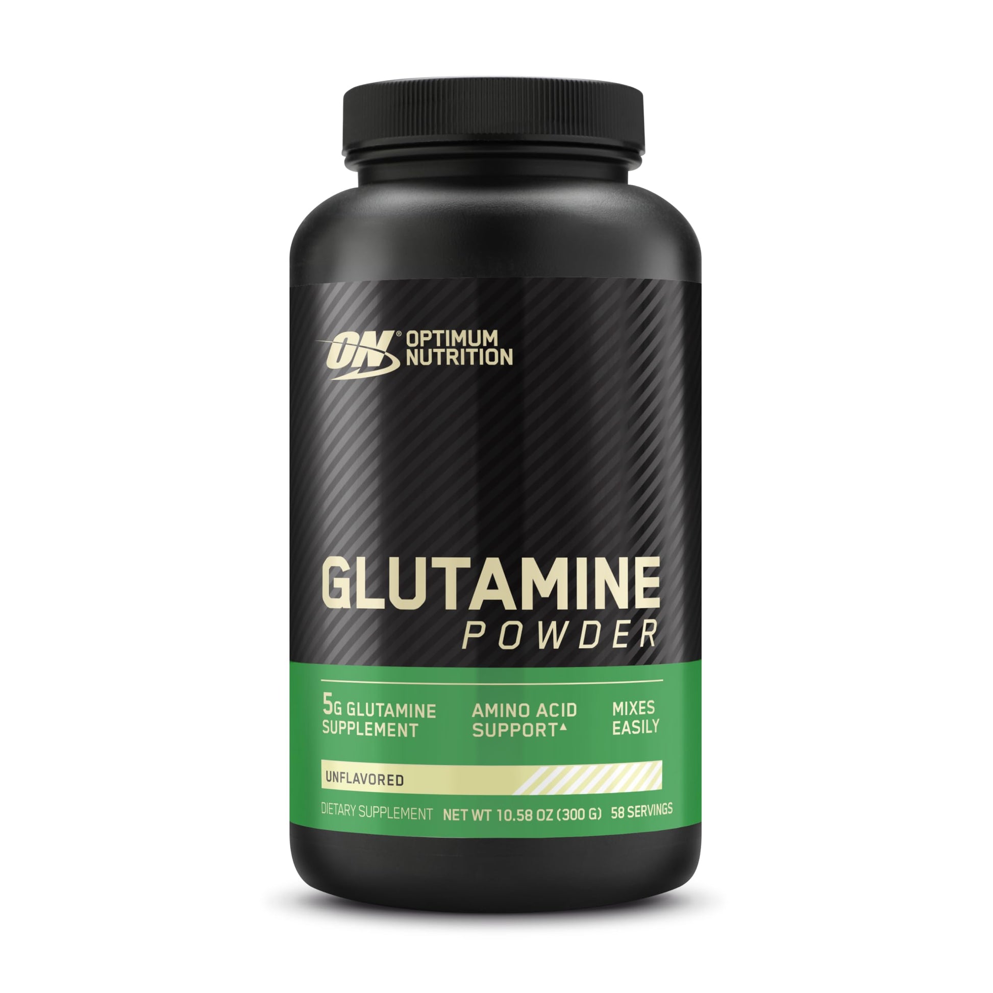 Optimum Nutrition L-Glutamine Muscle Recovery Powder, 300 g, 58 Servings
