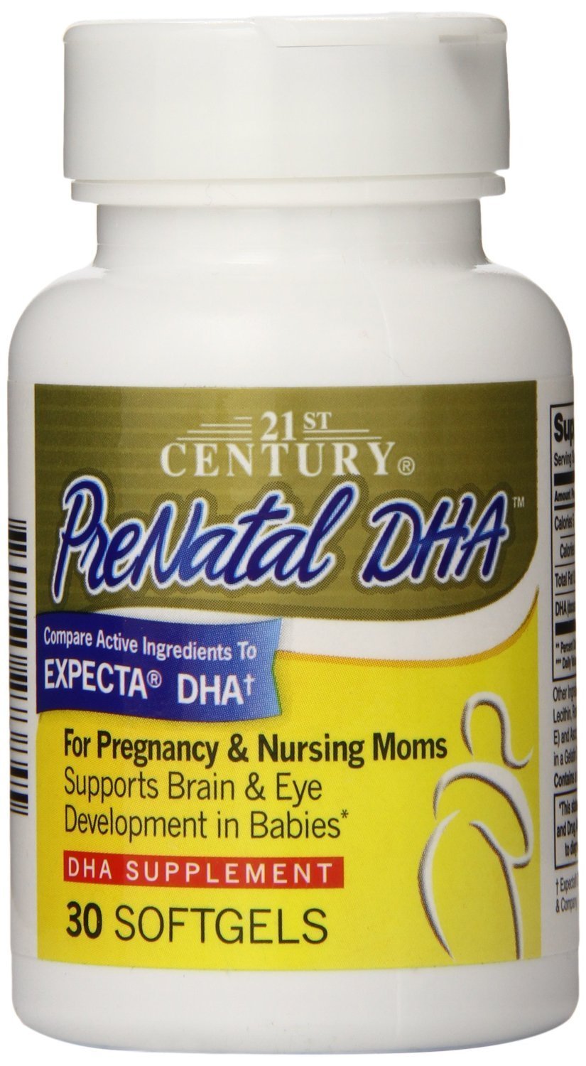 21st Century Prenatal DHA Softgels, 30-count