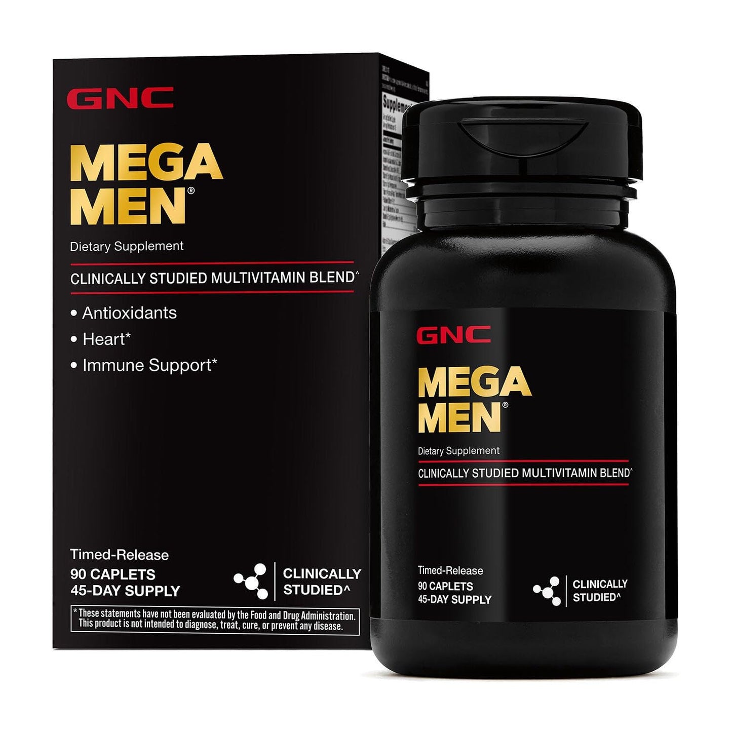 GNC Mega Men Multivitamin Capsules 90 Count