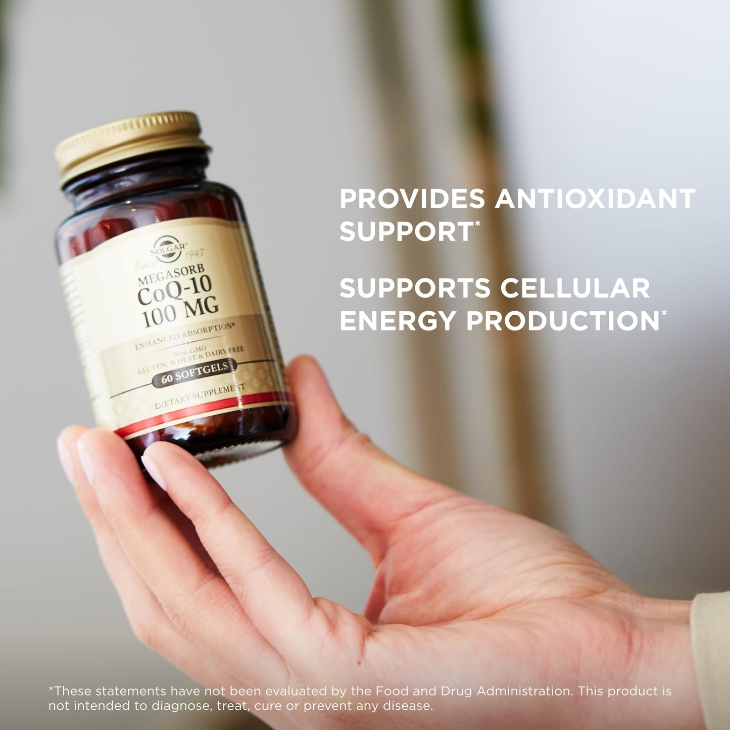 Solgar Megasorb CoQ-10 100 mg, 60 Softgels