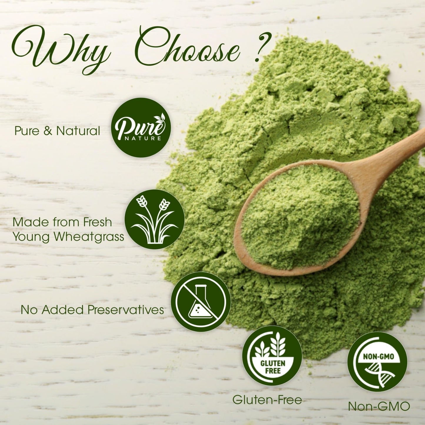 RETRACT TO NATURE Wheatgrass Powder 11 oz