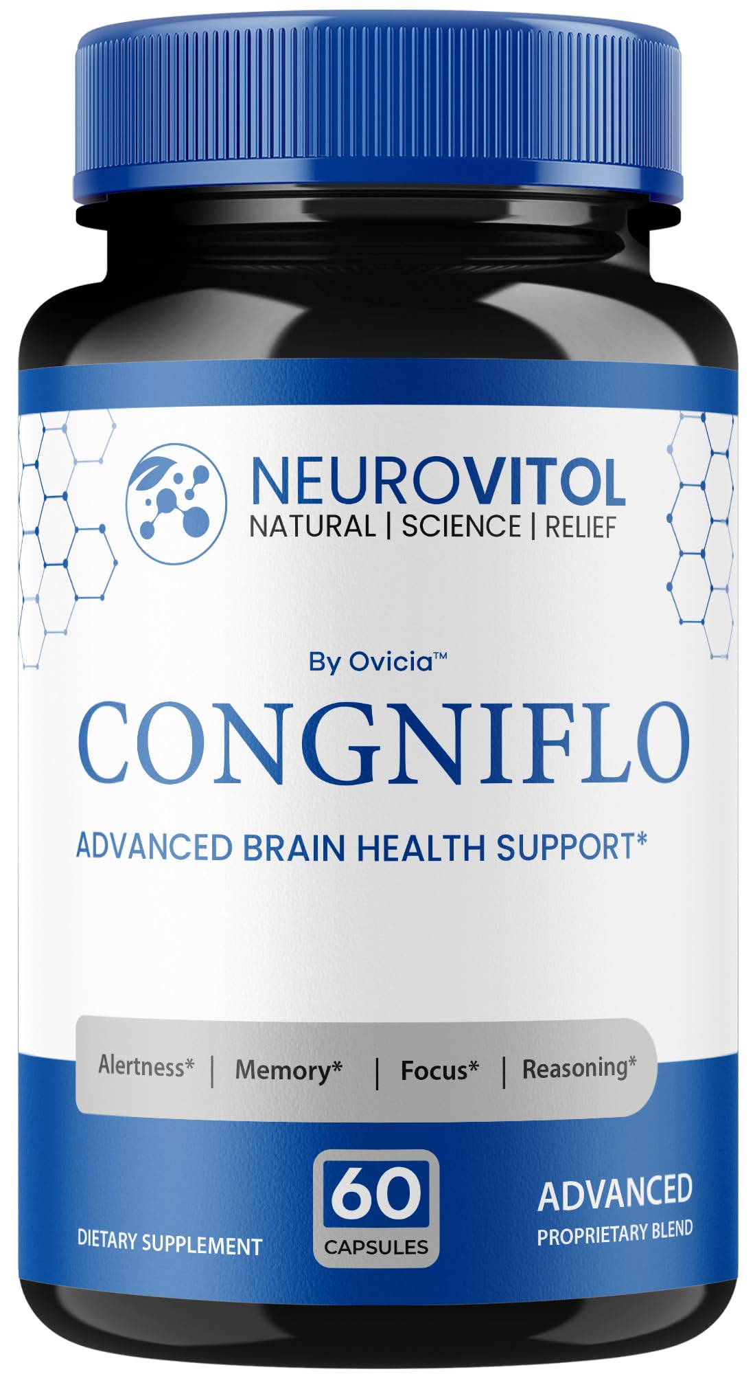 OVICIA NeuroVitol Cogniflo Capsules, 60 Capsules