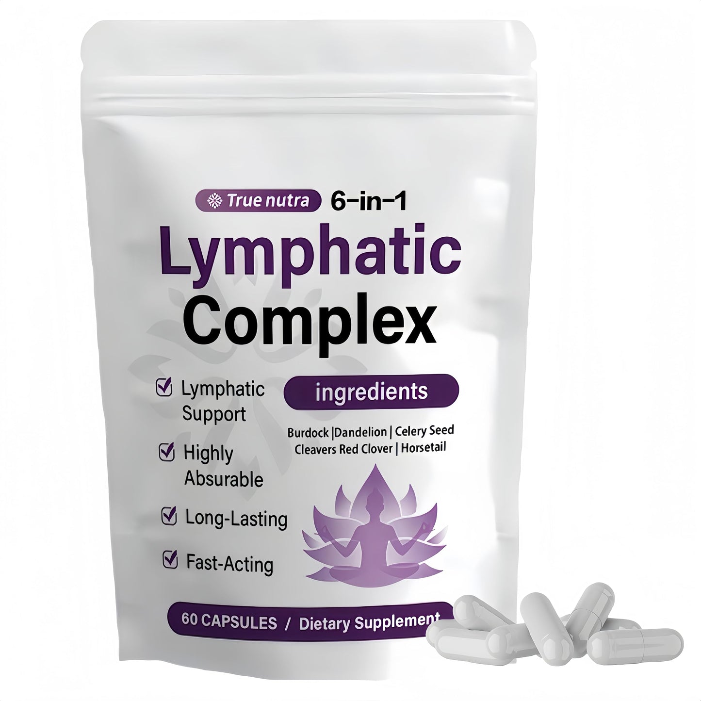 True Nutra Lymphatic Complex 60 Capsules