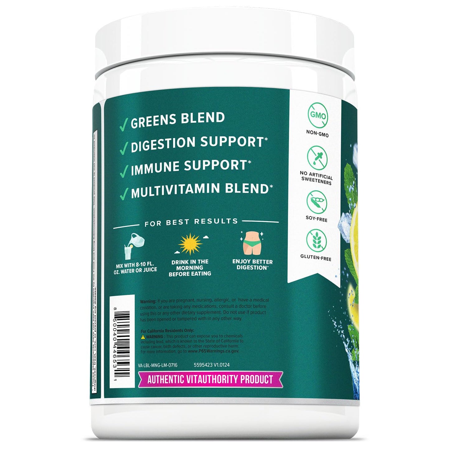 Vitauthority Vita Greens Superfood Powder 7.79 oz