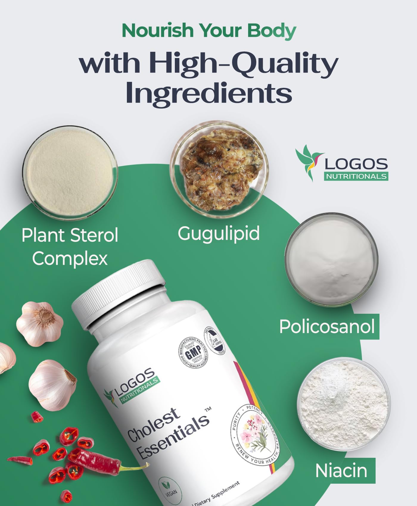 Logos Nutritionals Cholest Essentials 60 Capsules
