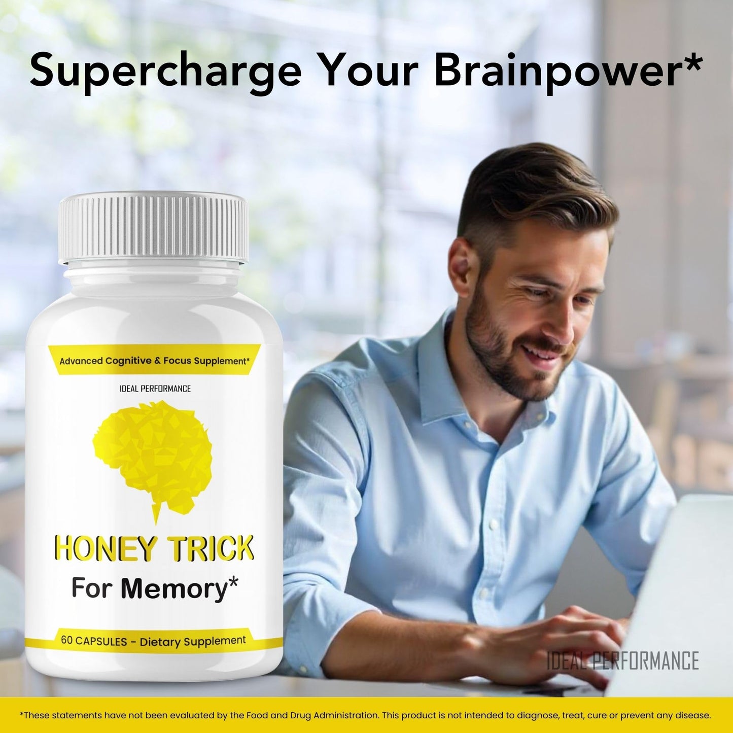 Ideal Performance Honey Trick Capsules, 120 Count