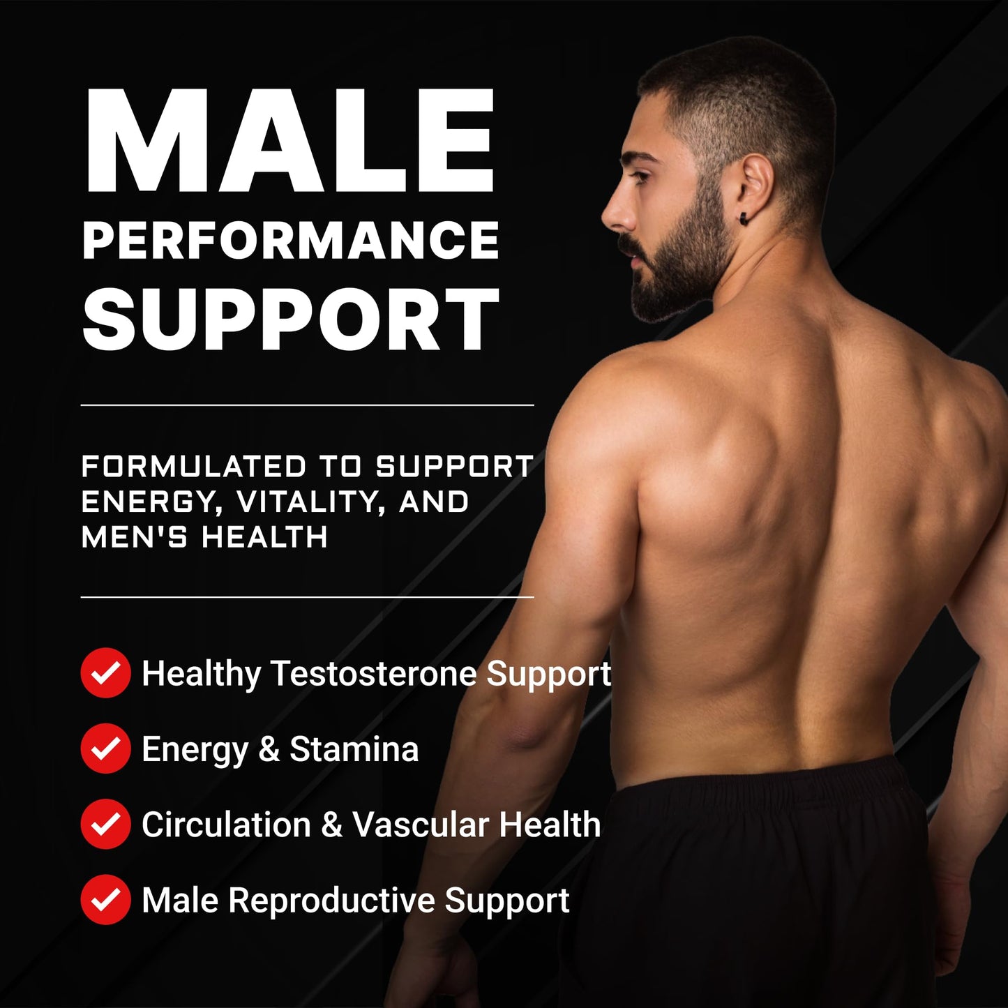 AMP Science Testosterone Booster – 60 Tablets