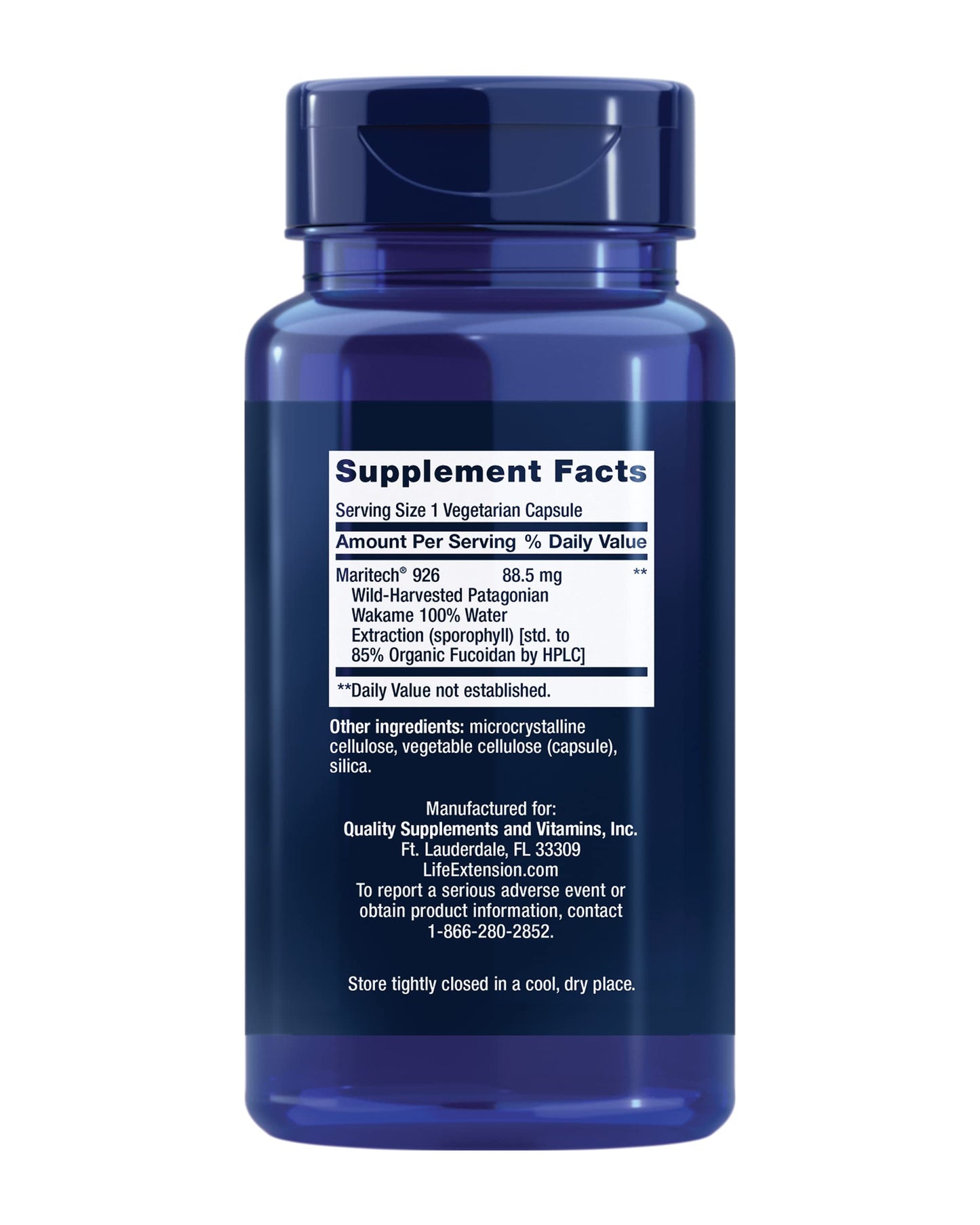 Life Extension Optimized Fucoidan with Maritech 926 60 Capsules