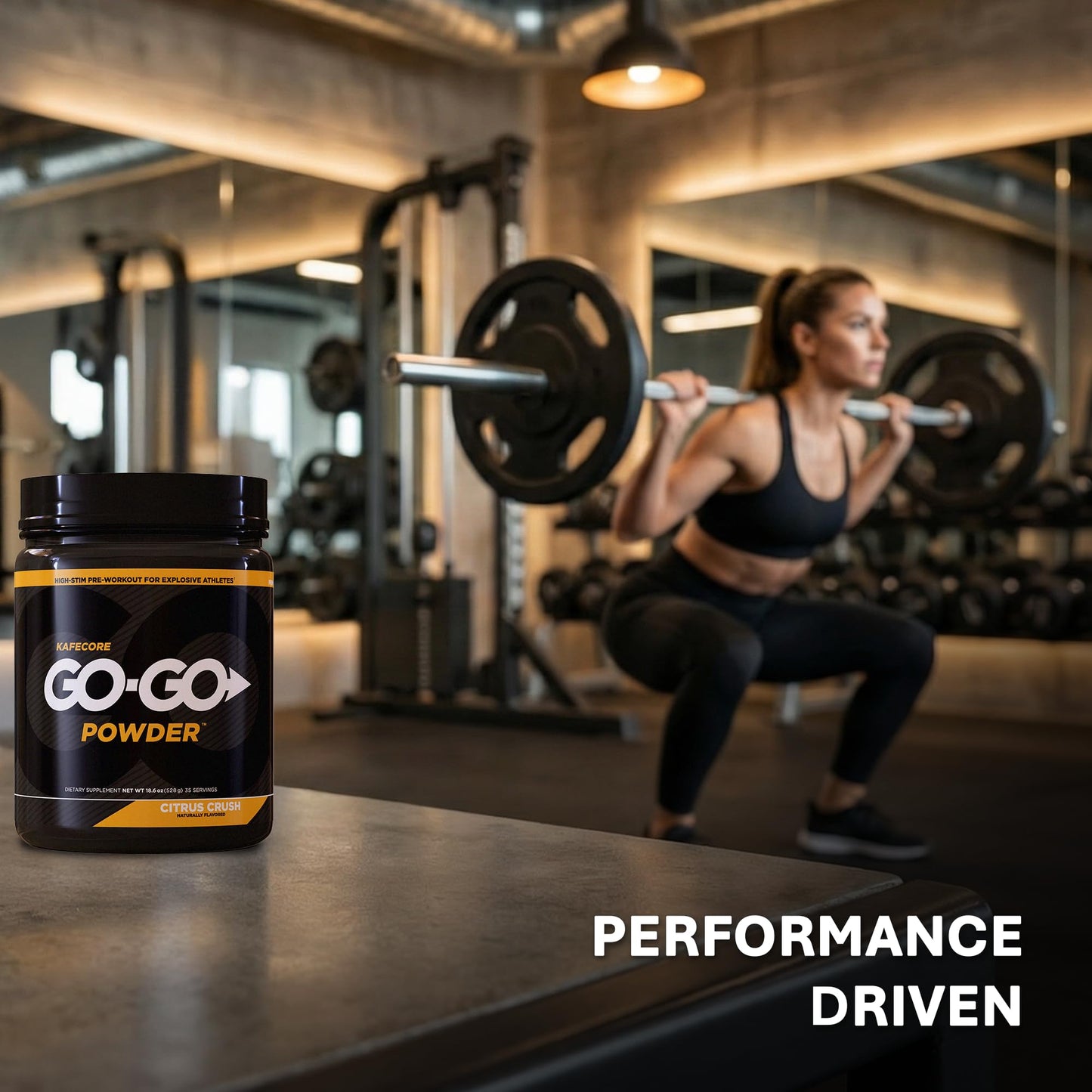 KAFECORE GO – GO POWDER Pre Workout Powder, 18.6 oz
