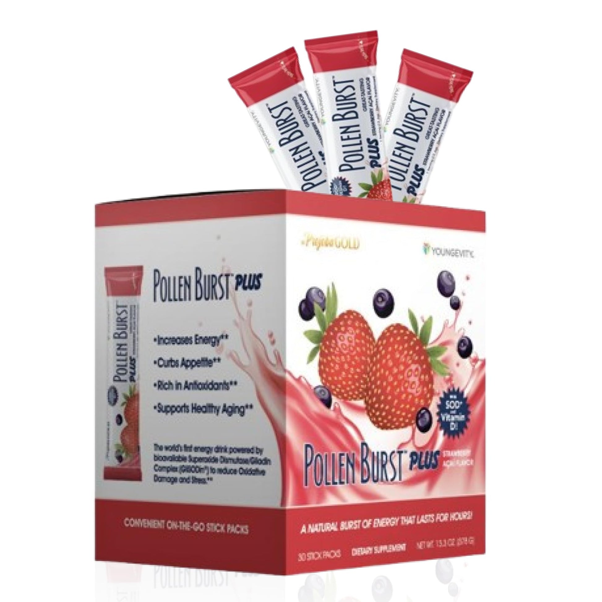 Youngevity Pollen Burst Energy Drink Powder 30 Count