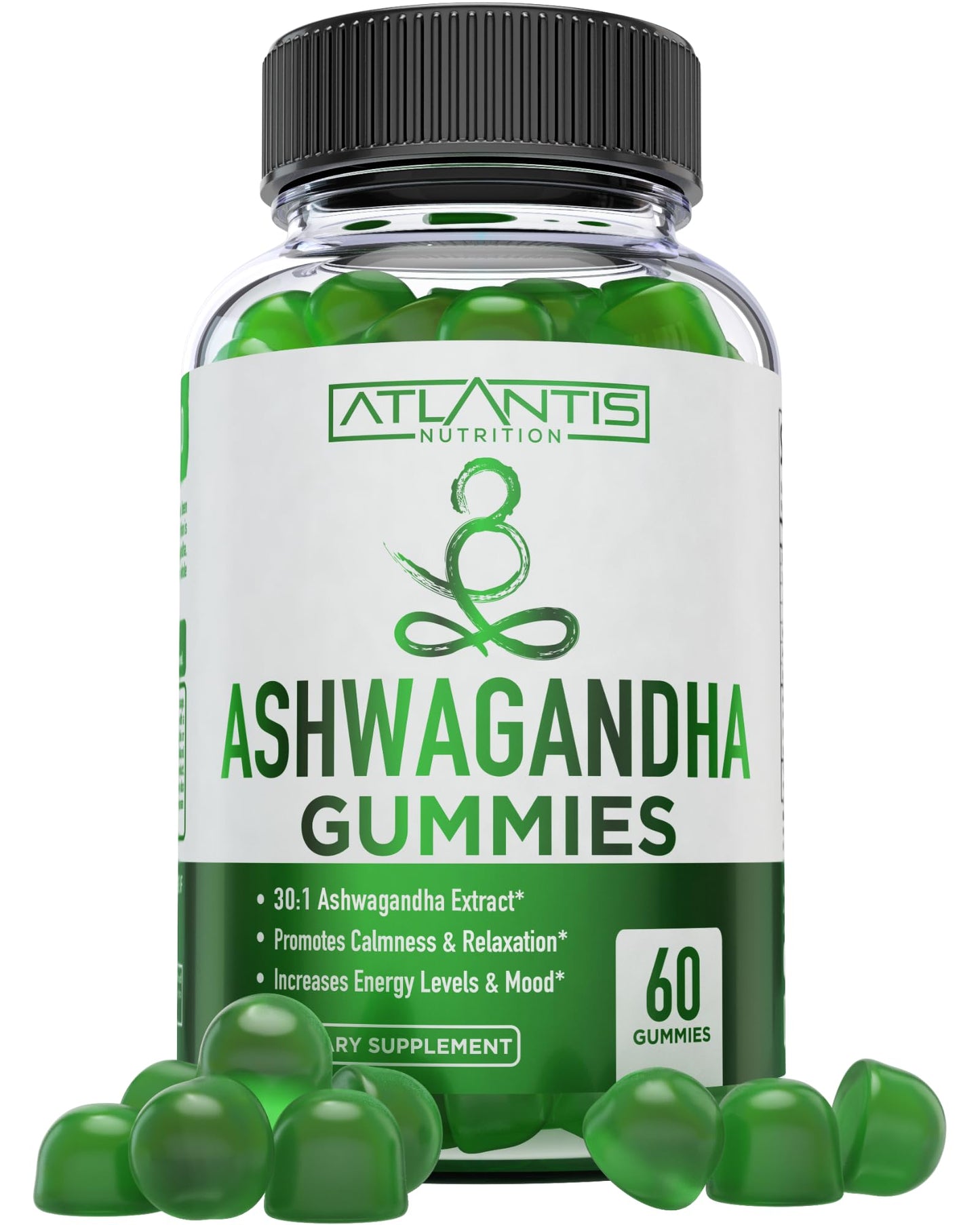 Atlantis Nutrition Ashwagandha Gummies 60 Count