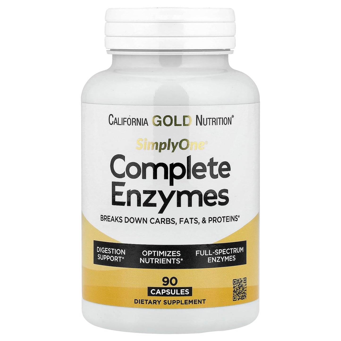 SuperNutrition Simply One Complete Enzyme Spectrum Capsule 90 Count