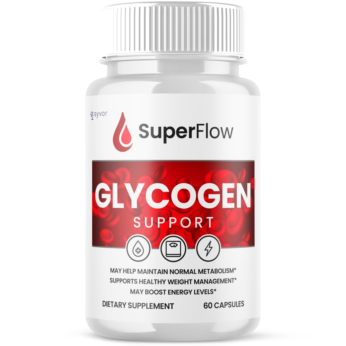 Syvor Super Flow Glycogen Support Capsules 60 Count