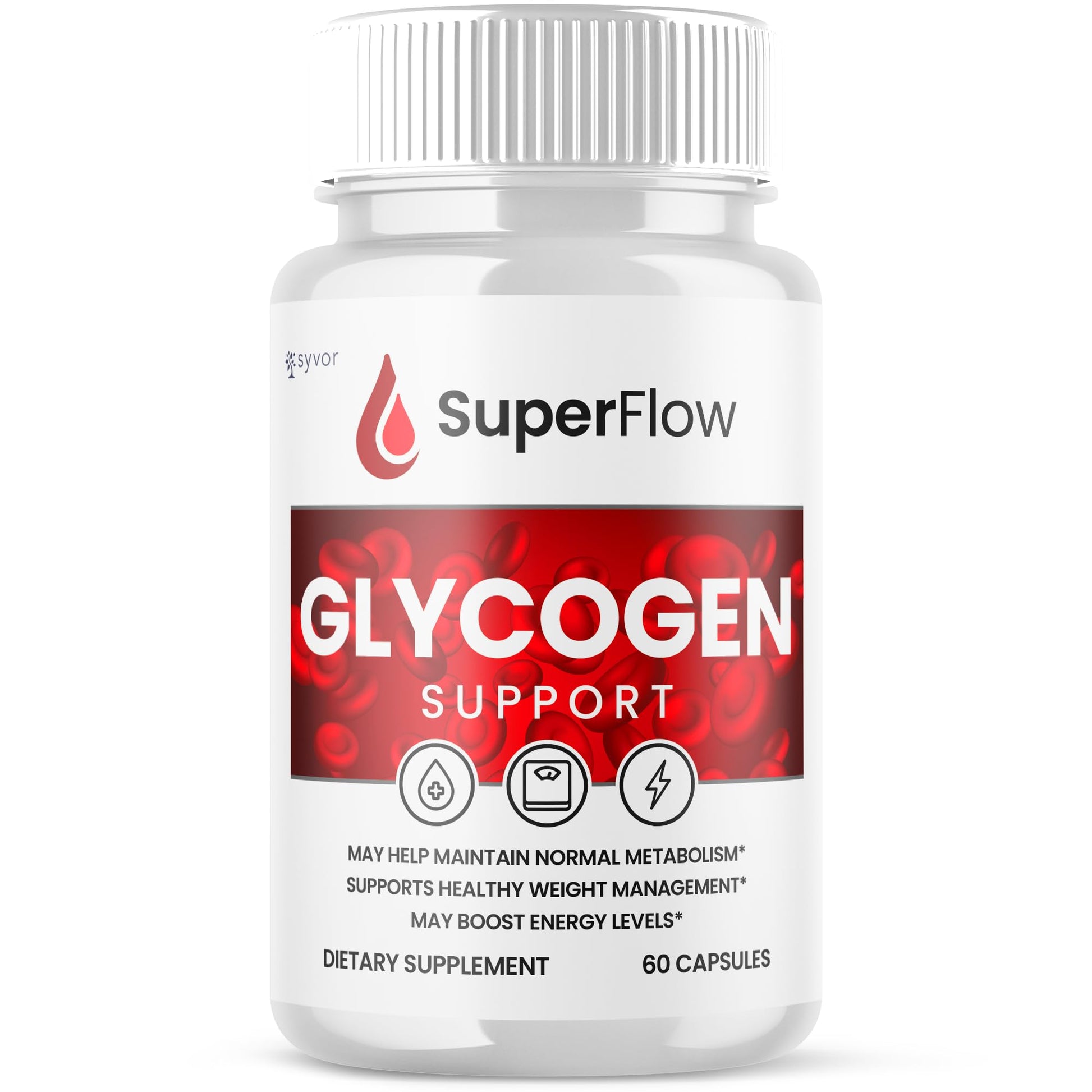 Syvor Super Flow Glycogen Support Capsules 60 Count