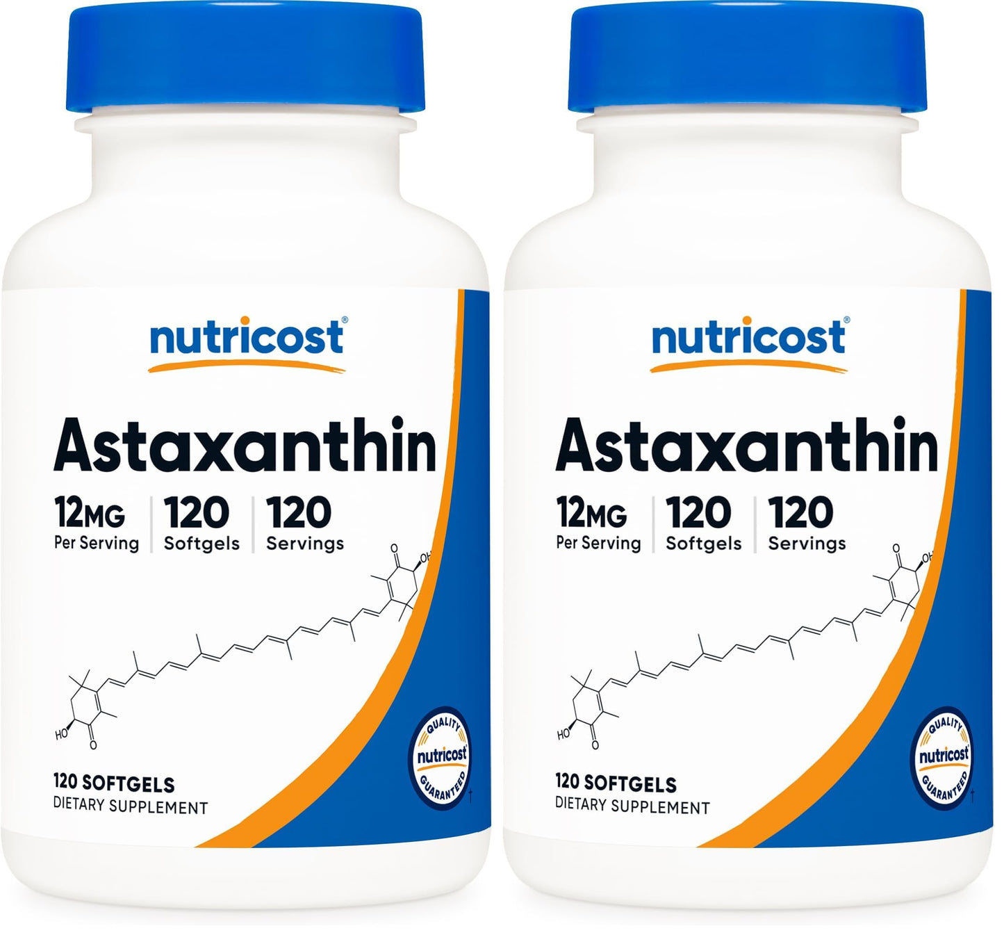 Nutricost Astaxanthin 12mg Capsule, 240