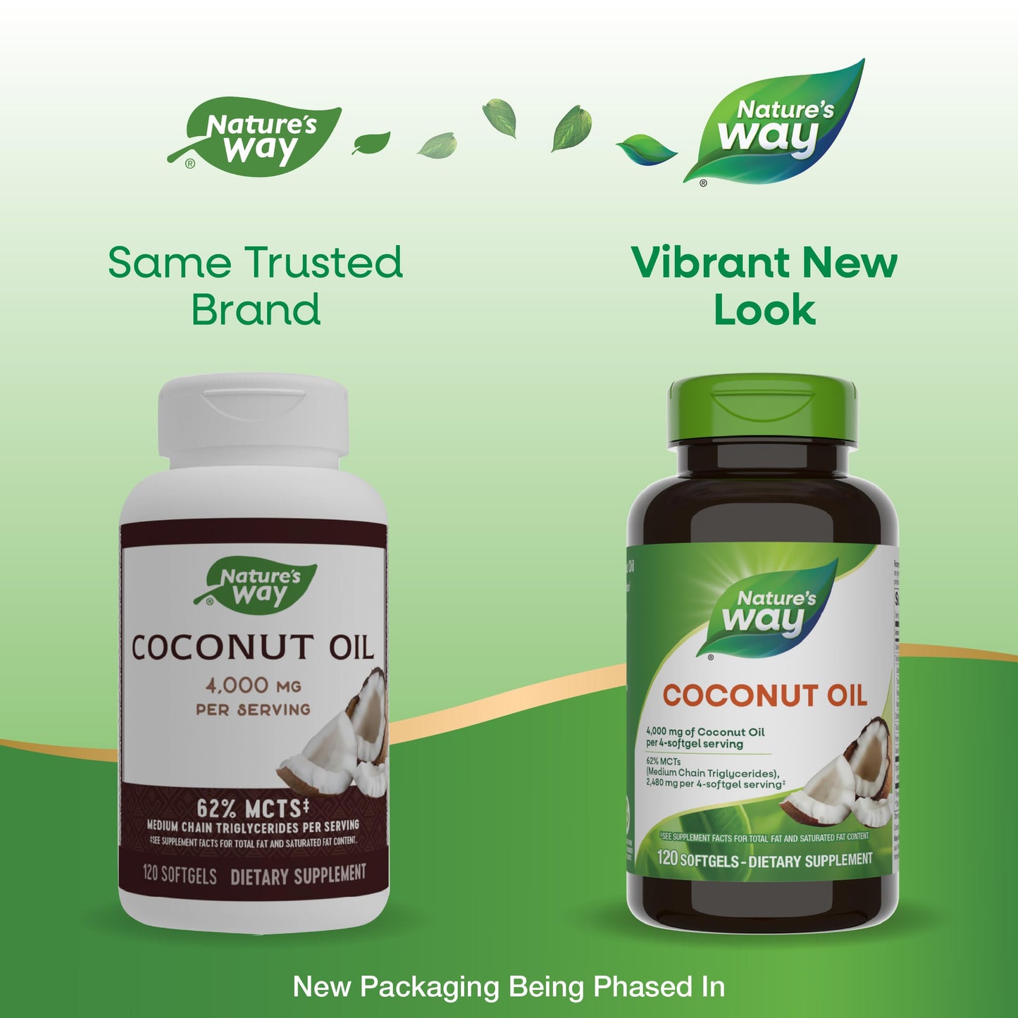 Nature's Way Coconut Oil Softgels 120