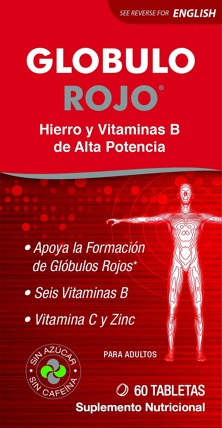Globulo Rojo Iron Supplement Tablets 360
