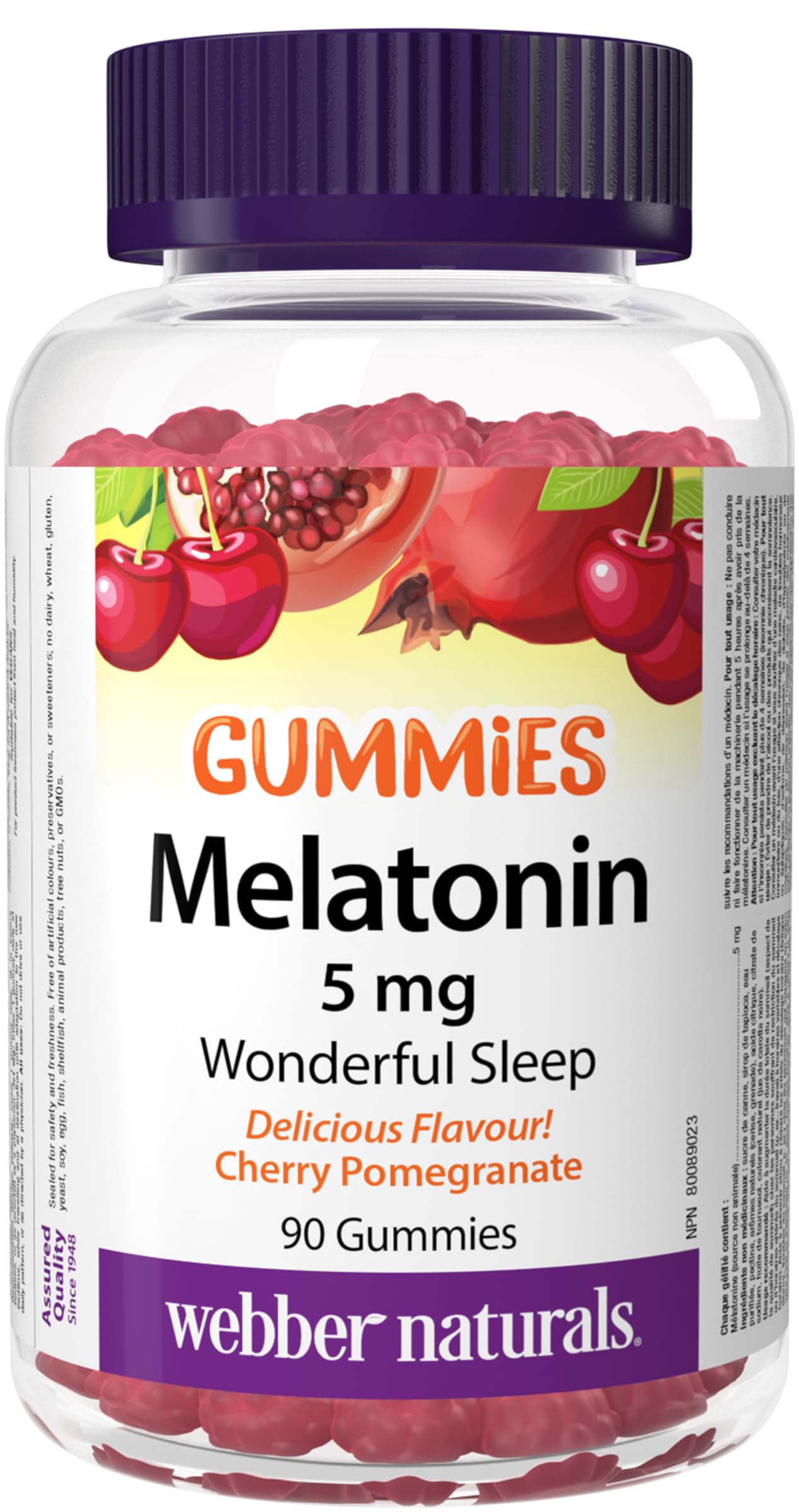 Webber Naturals Melatonin Softgels 90 Count