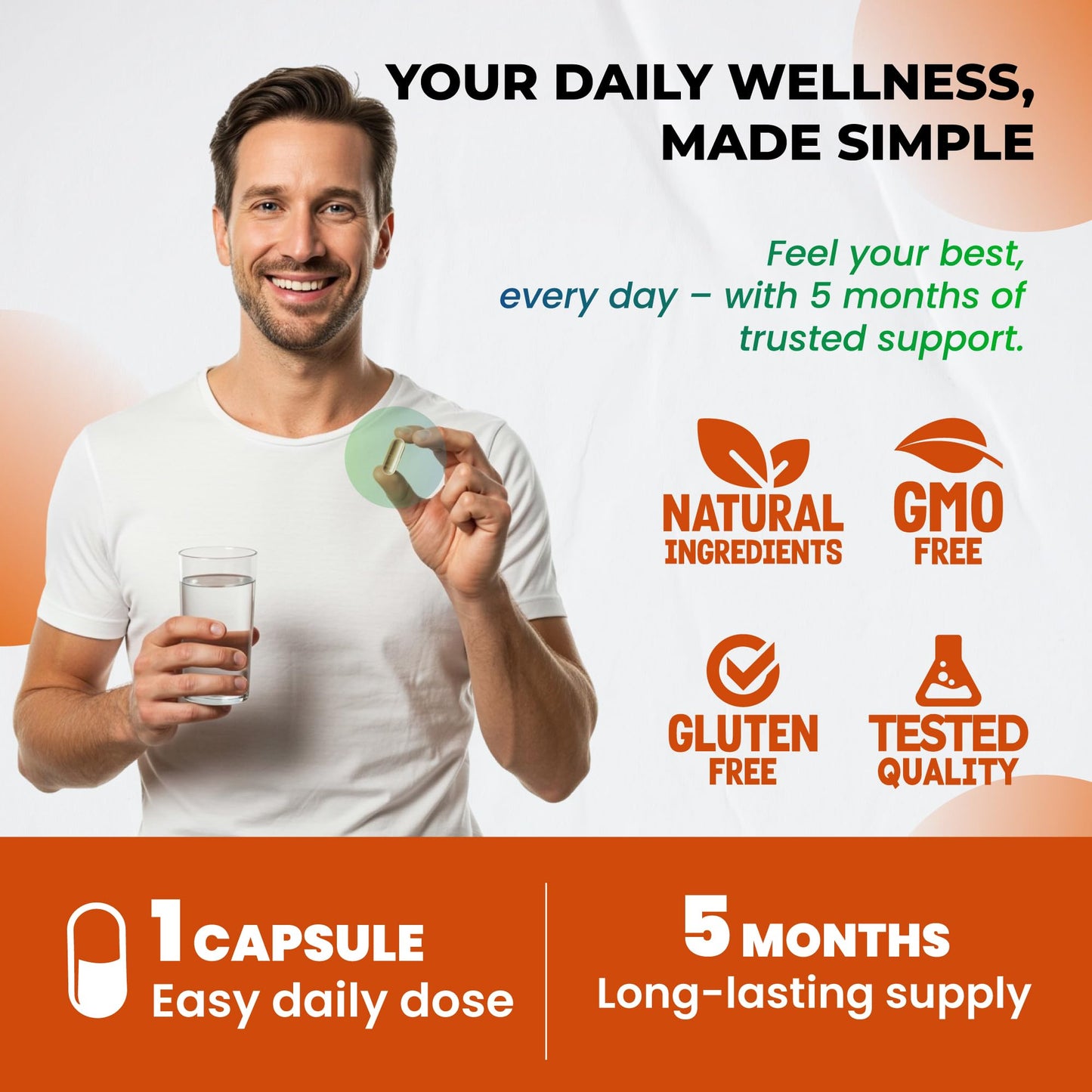 Ultra Herbs Organic Apple Cider Vinegar Capsules Enhanced with Cinnamon and Turmeric, 150 Capsules