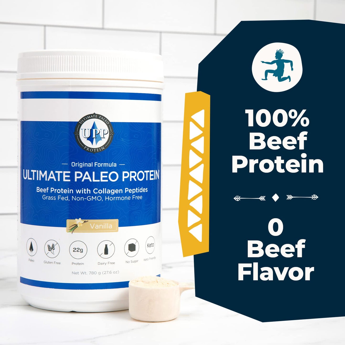 Ultimate Paleo Protein Powder Vanilla 13.8 oz