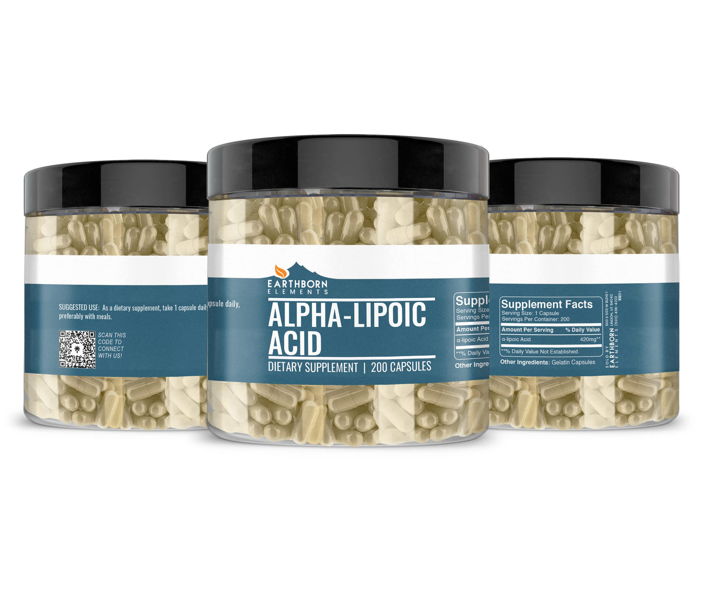 Earthborn Elements Alpha-Lipoic Acid Capsules 200