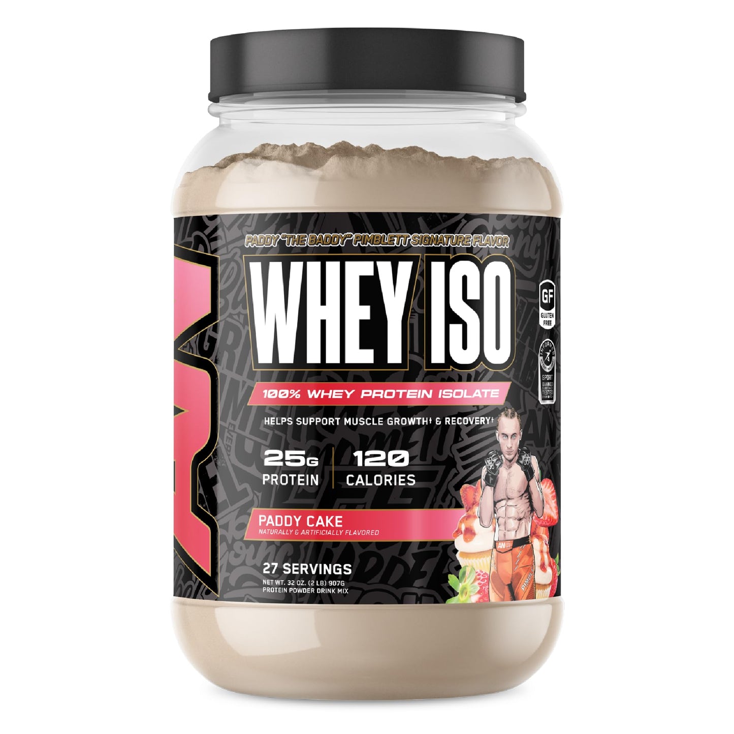 ABE all black everything Whey Protein Isolate Powder 32 oz