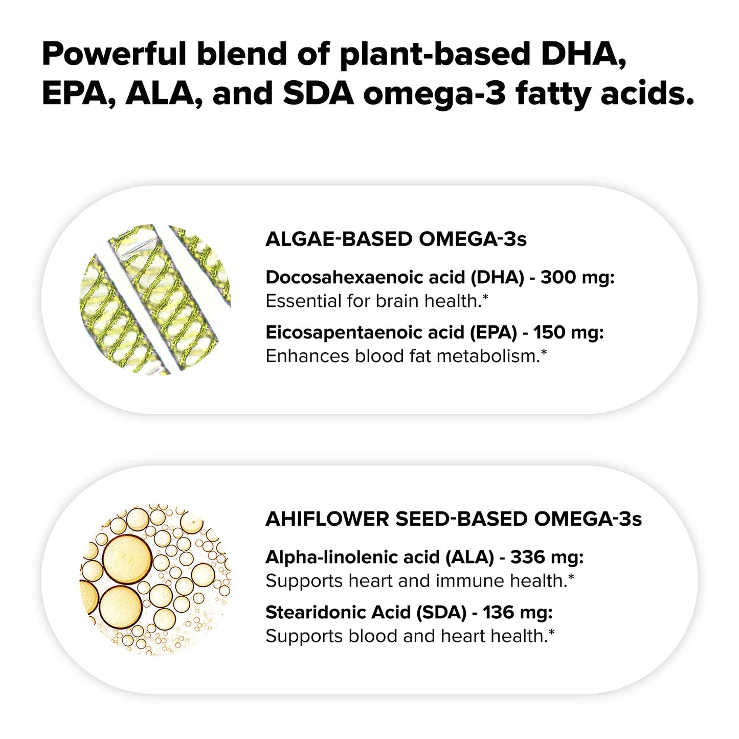 Complement Vegan Omega-3 Supplement 120 Capsules
