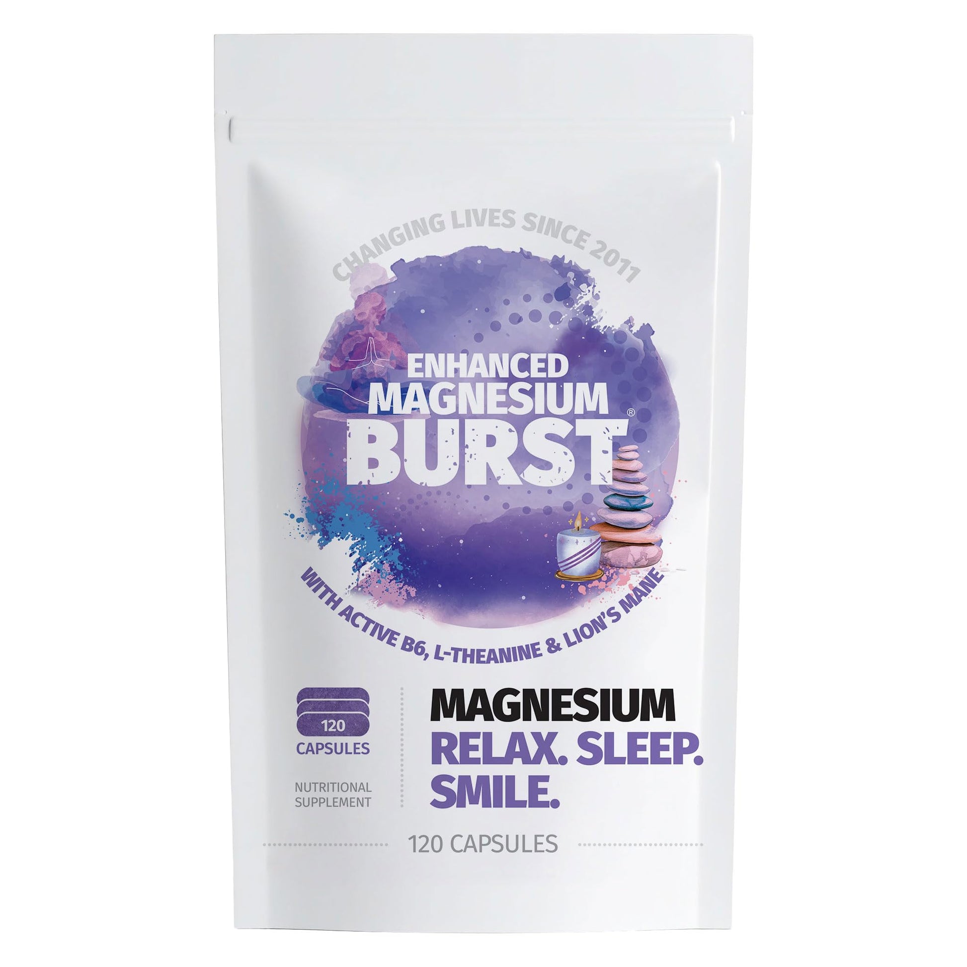 Organic Burst Enhanced Magnesium Capsules, 120 Count