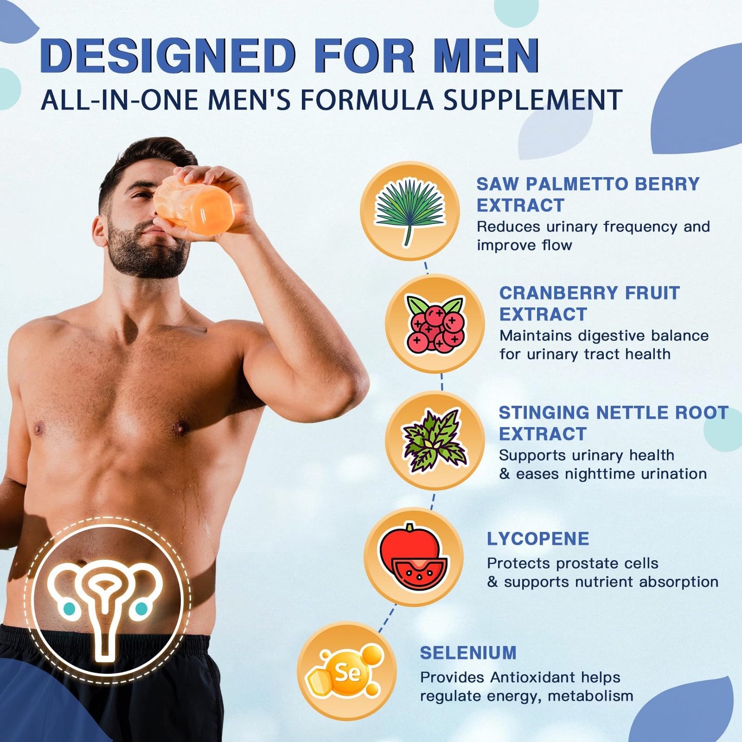 FoodiMed Probiotics for Men Digestive Health Capsule, 90 Capsules