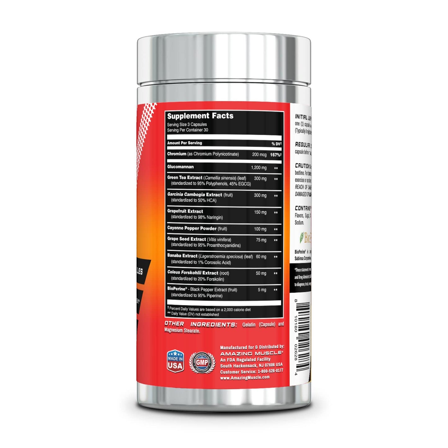 Amazing Nutrition Lean-10 Burner Supplement 90 Capsules