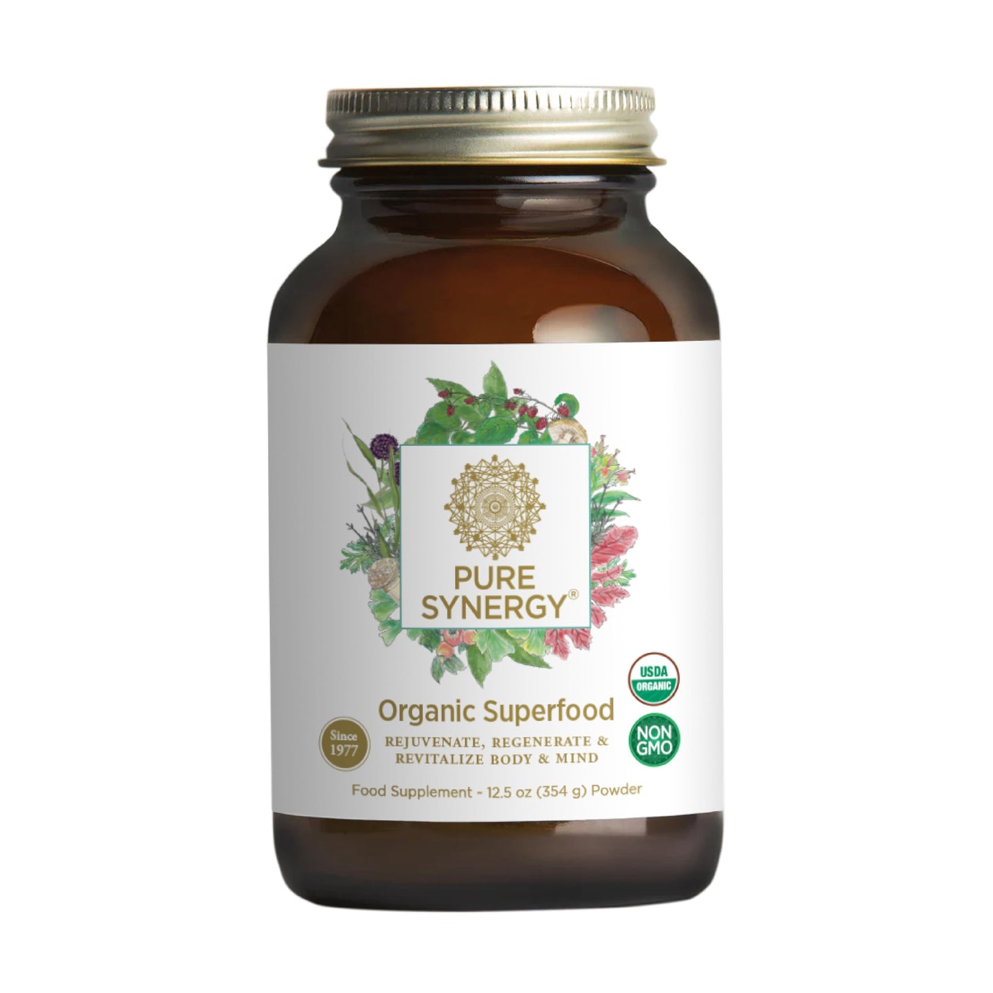 PURE SYNERGY Organic Superfood Powder 12.5 oz