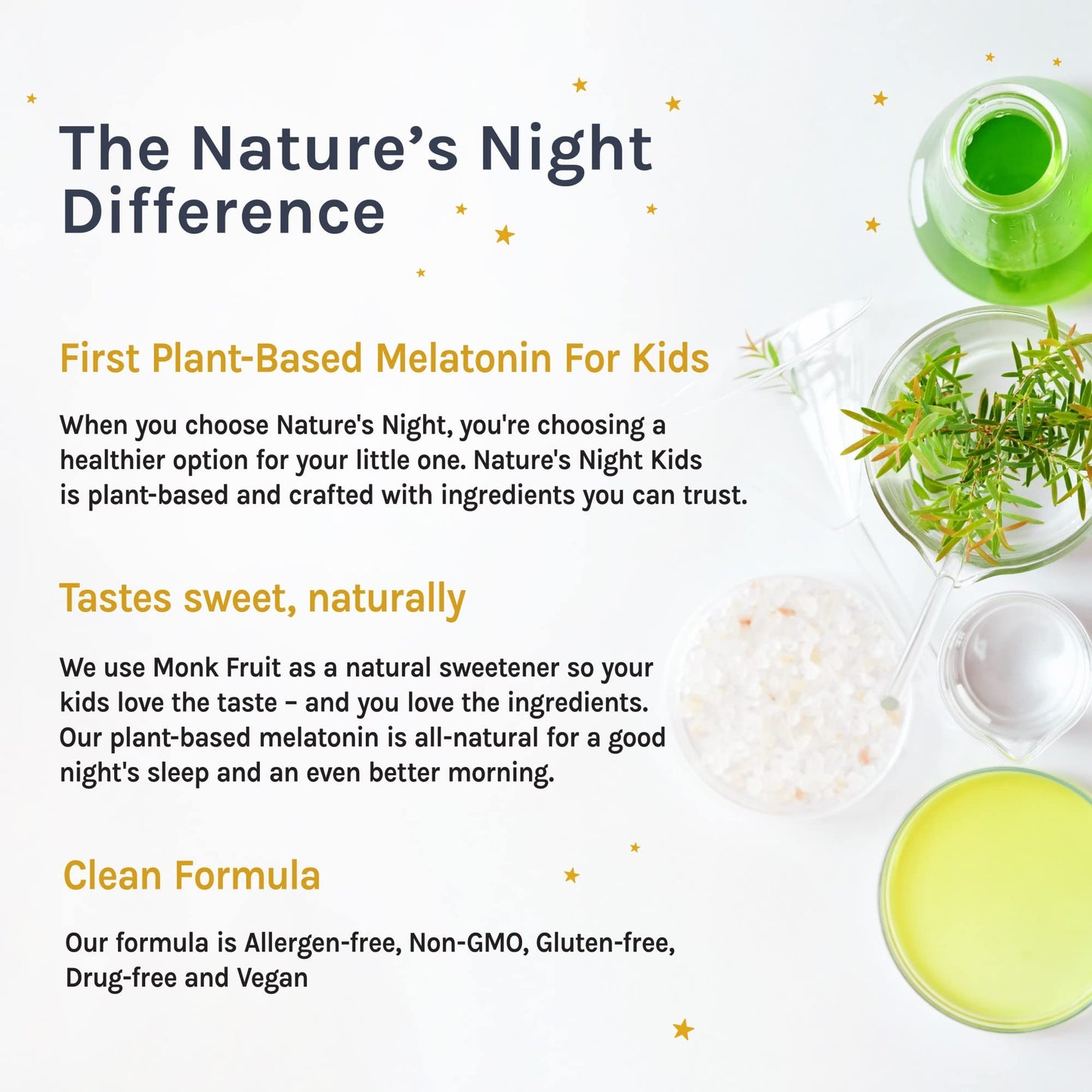 Nature's Night Kids Plant Based Melatonin 1MG Chewable Tablet 60