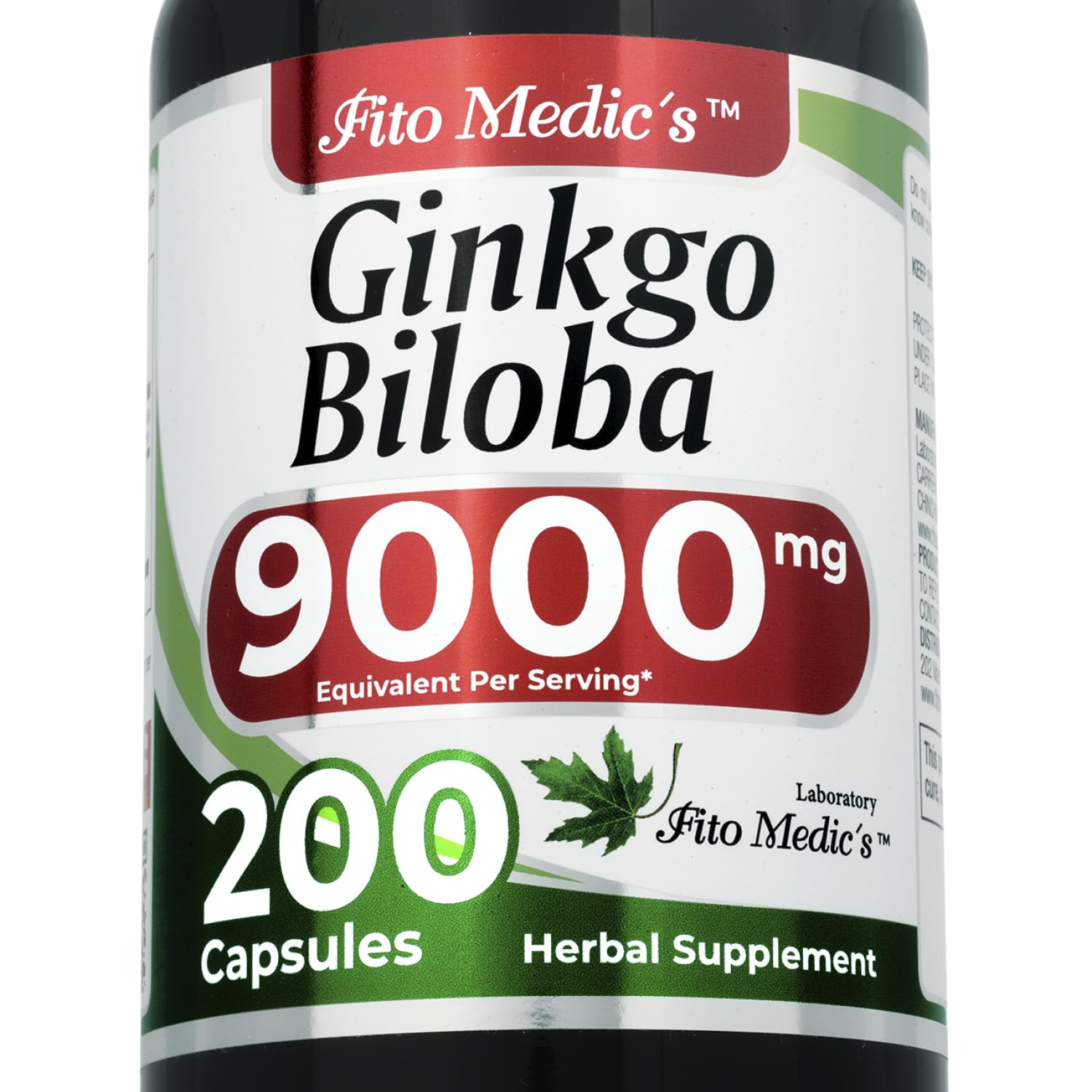 FITO MEDIC'S Ginkgo Biloba Capsules 200 Capsules