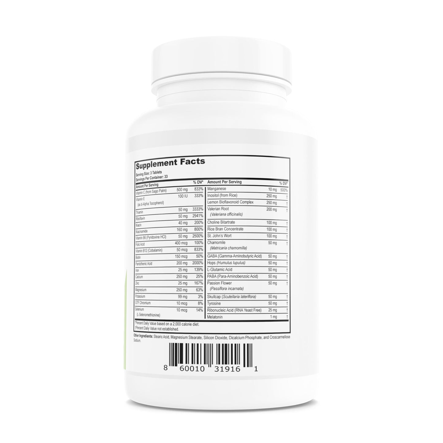 Nutriya Stress Support Better Sleep Tablets, 100 Count