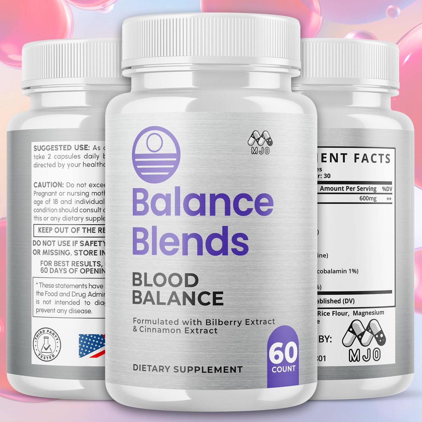 MJO Balance Blends Blood Capsules 60 Count